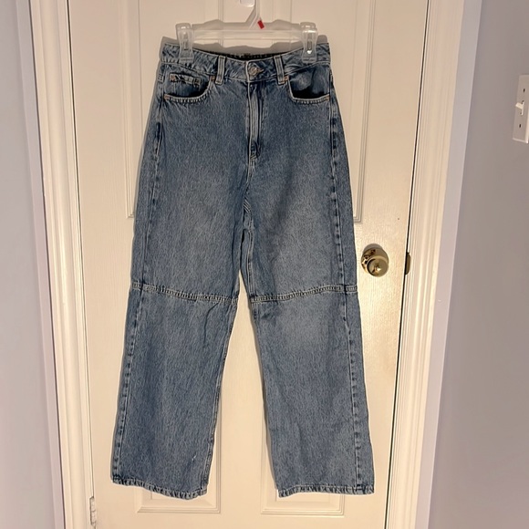 Garage Size 5 Blue Wide Leg Jeans - Picture 1 of 4